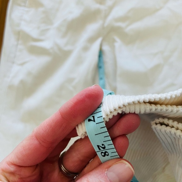 J. Crew Wide Leg Corduroy Pant in Cream NWT - Picture 8 of 10